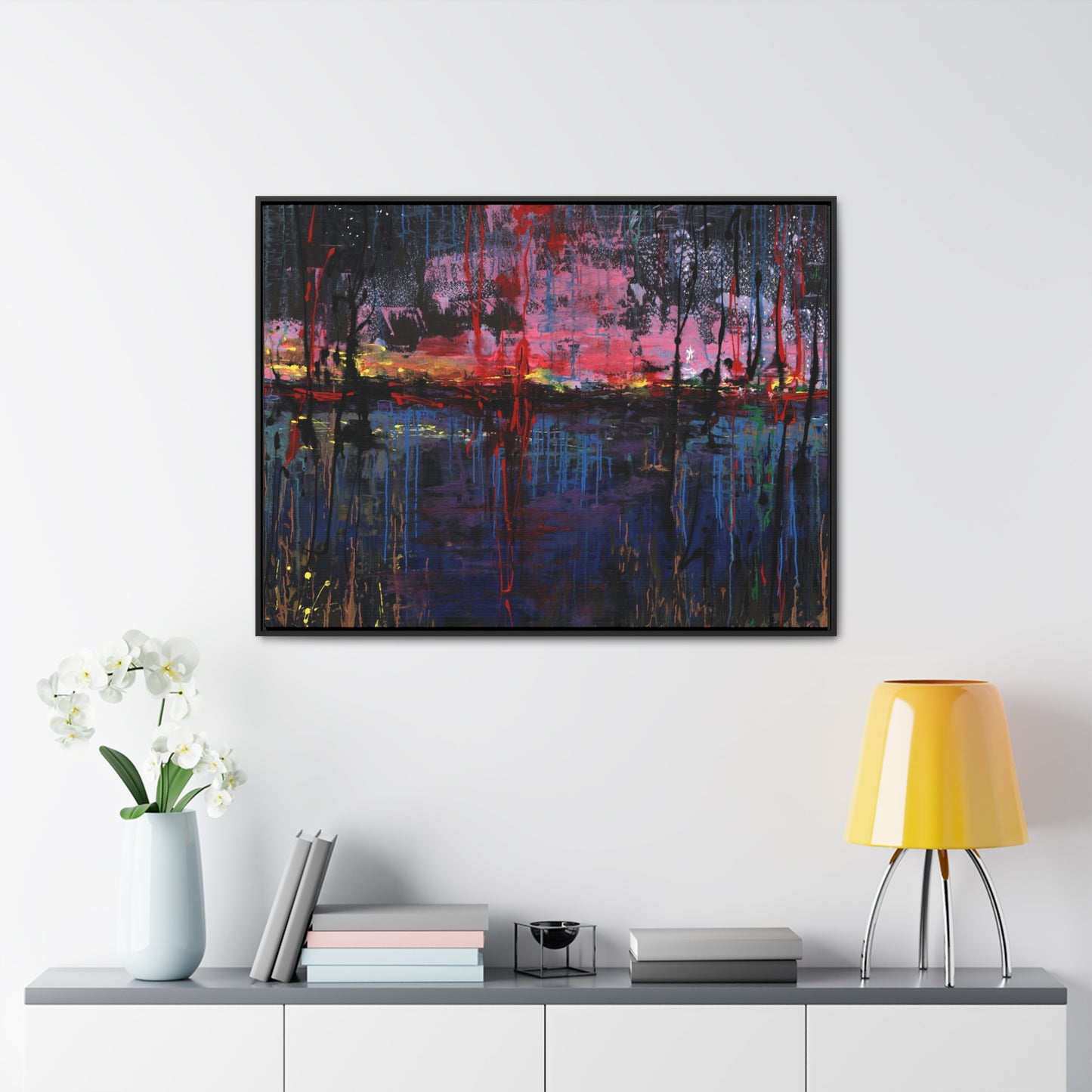 Illumination - Framed Canvas Print