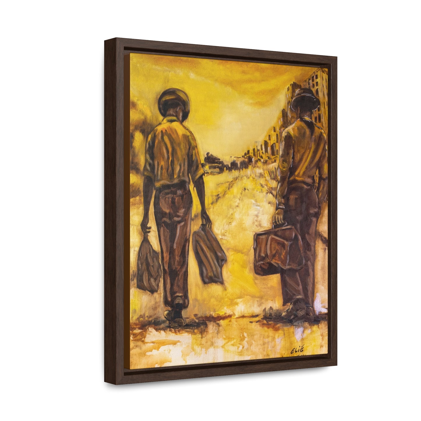 Going Home- Framed Canvas Print