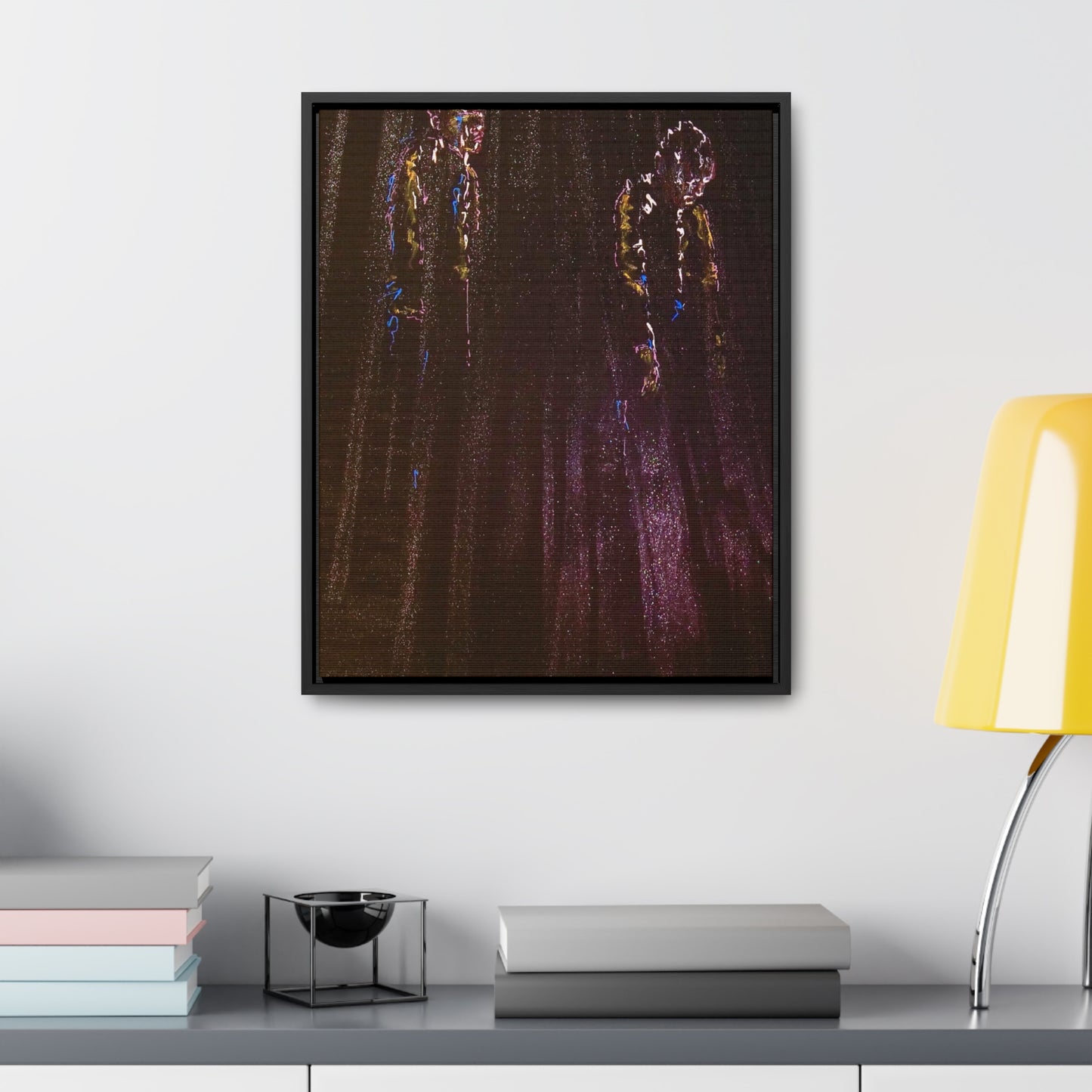 Depression - Framed Canvas Print