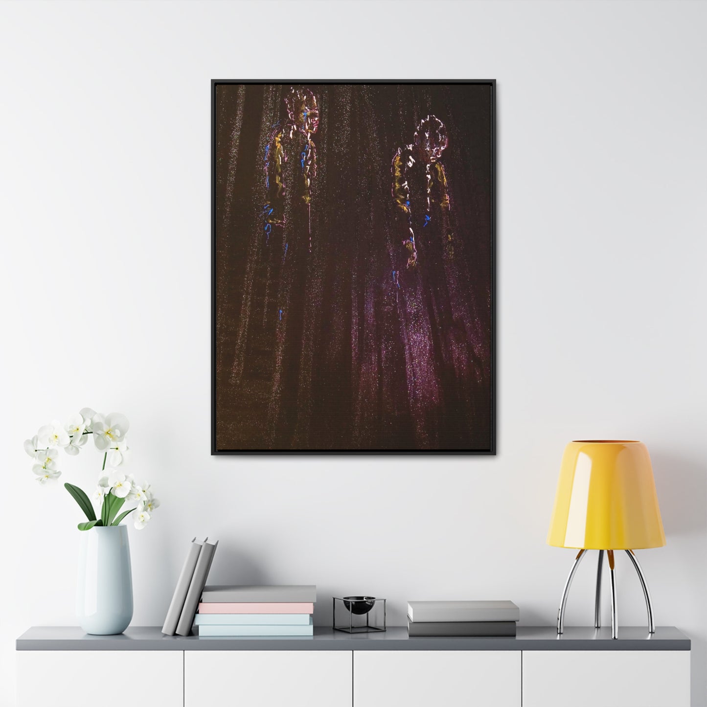 Depression - Framed Canvas Print