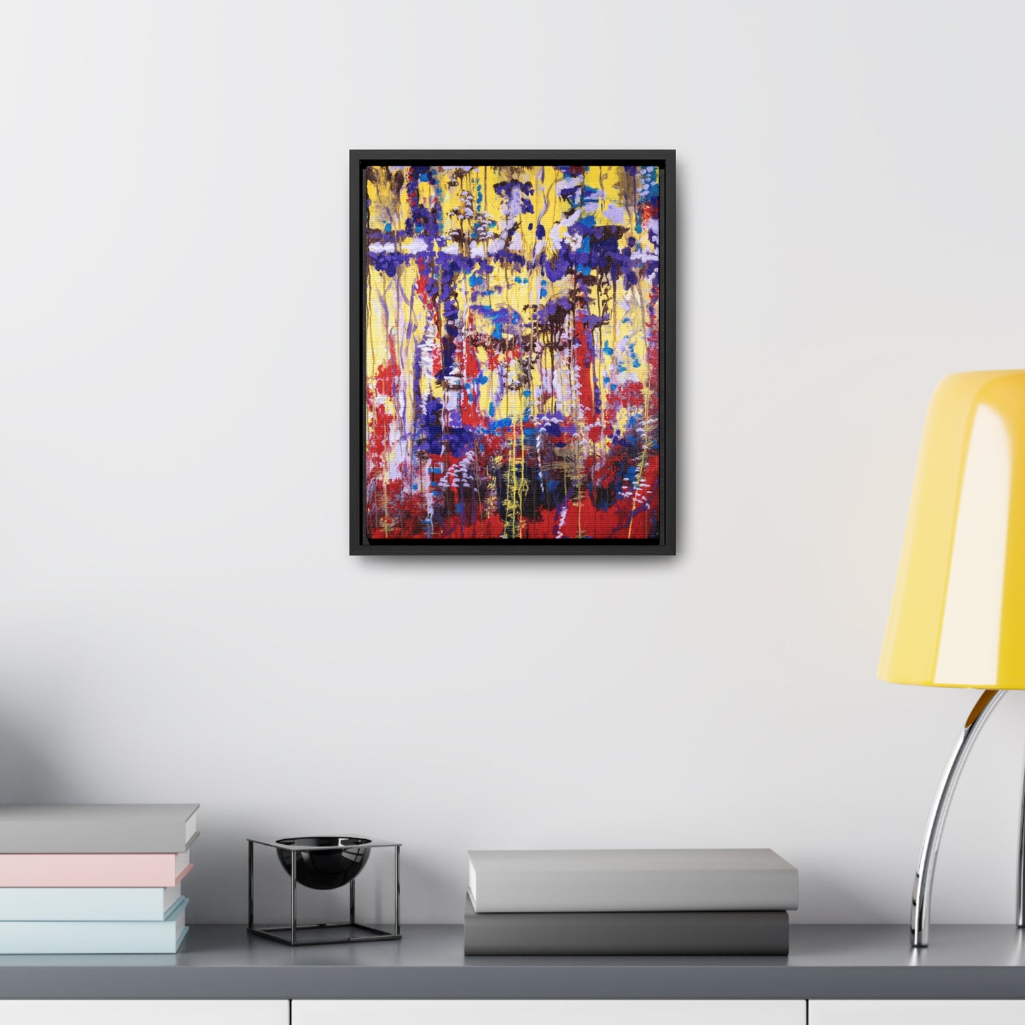 Celebration of Spring - Framed Canvas Print