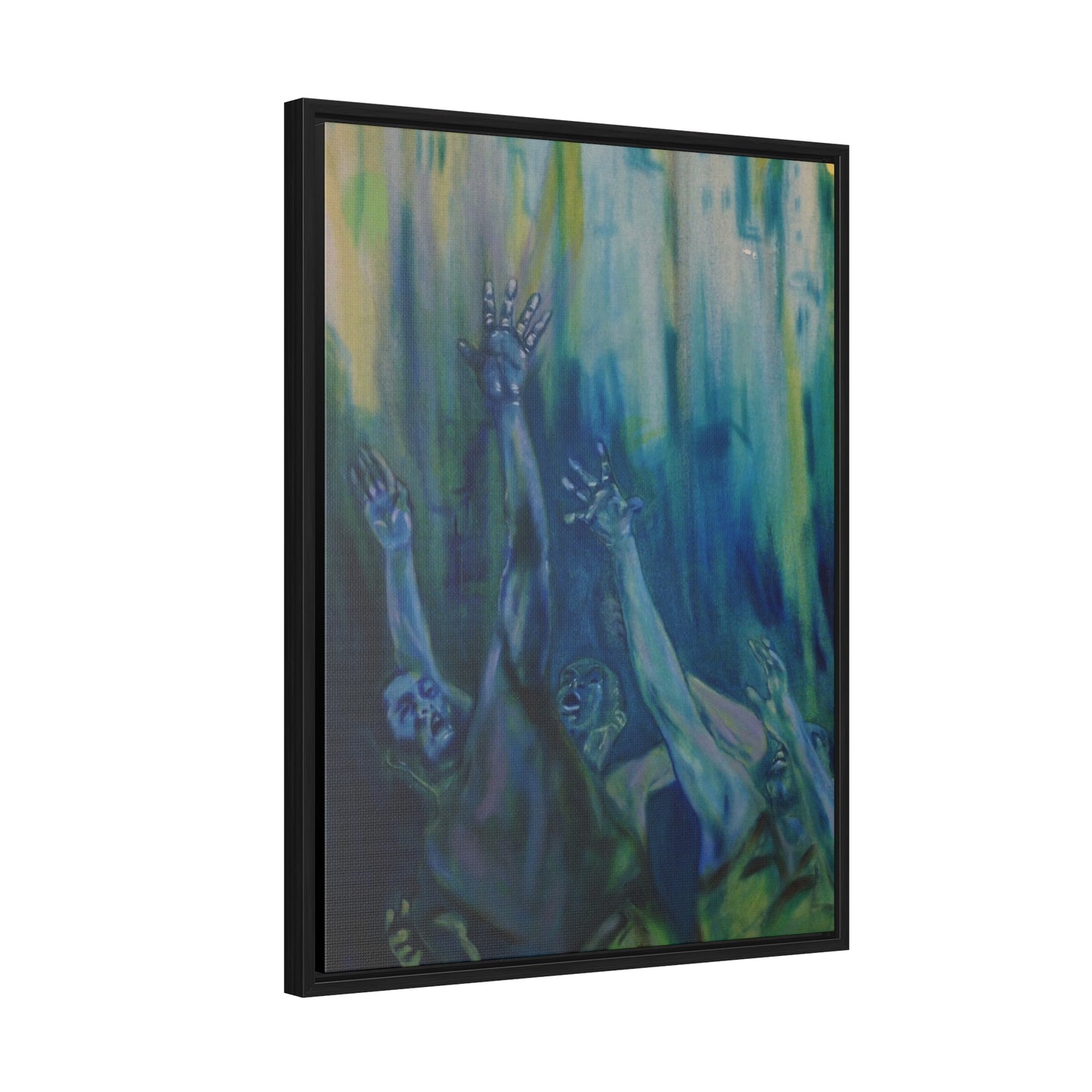 Thrust to Freedom - Framed Canvas Print