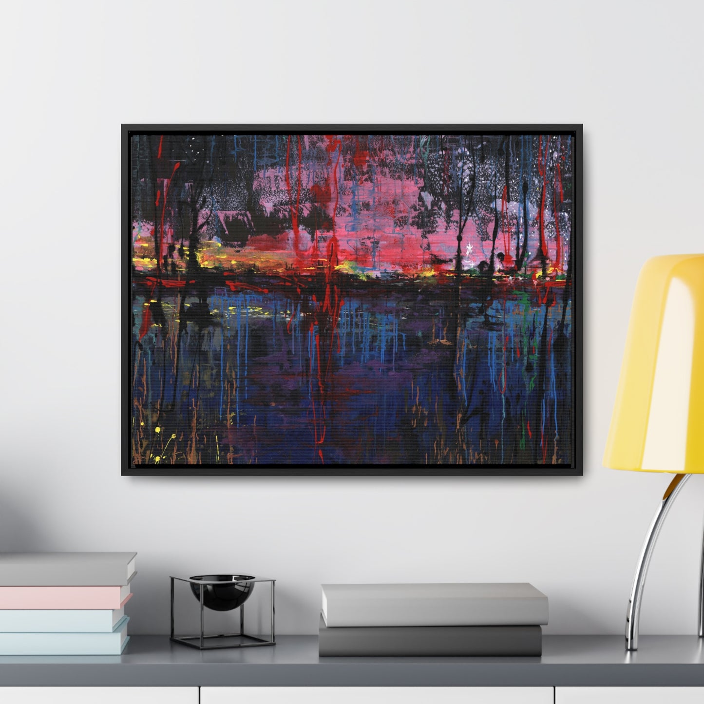 Illumination - Framed Canvas Print