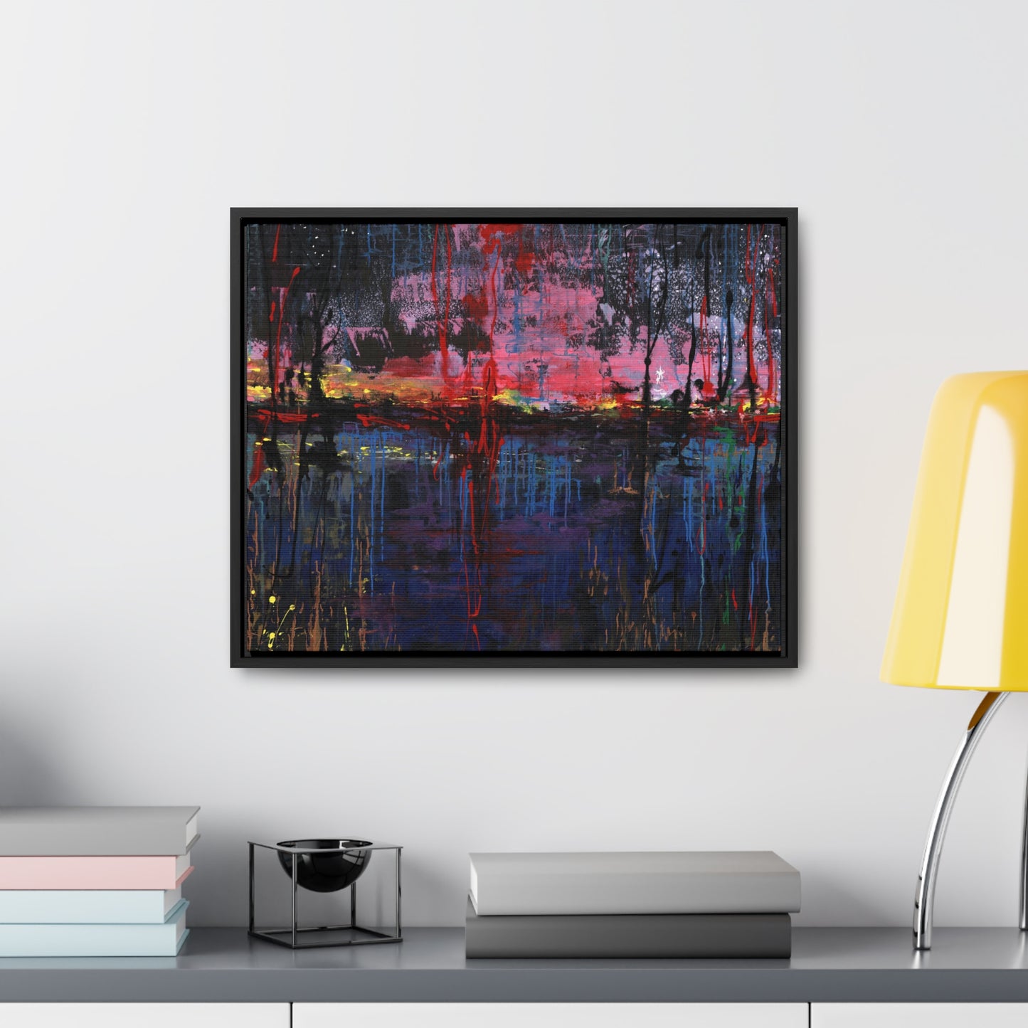 Illumination - Framed Canvas Print