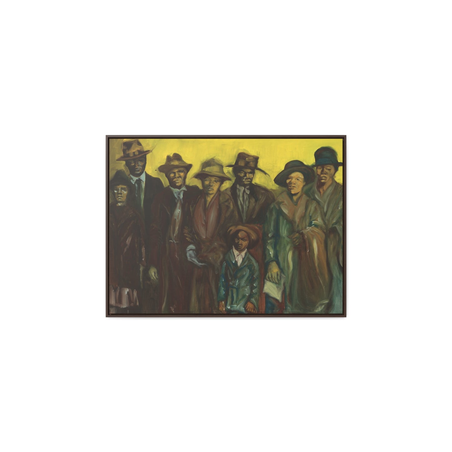 The Immigrants - Framed Canvas Prints