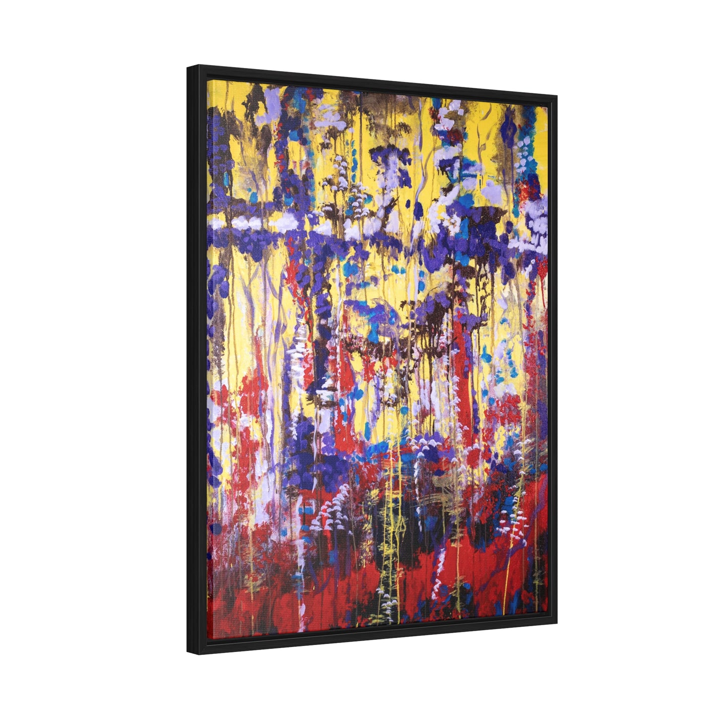 Celebration of Spring - Framed Canvas Print