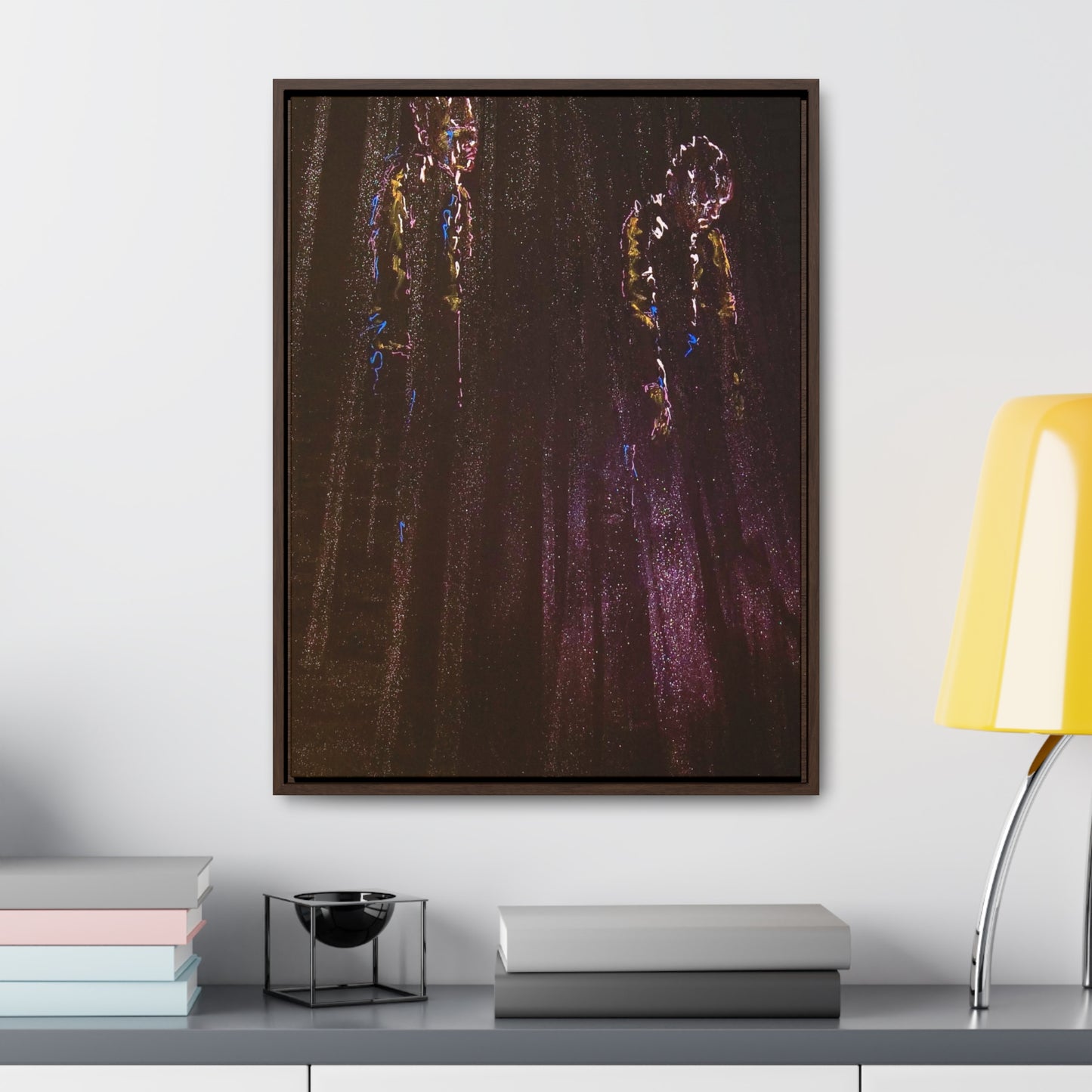 Depression - Framed Canvas Print