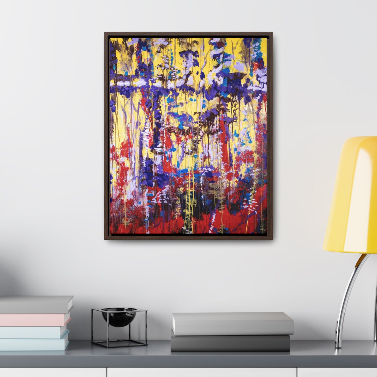 Celebration of Spring - Framed Canvas Print