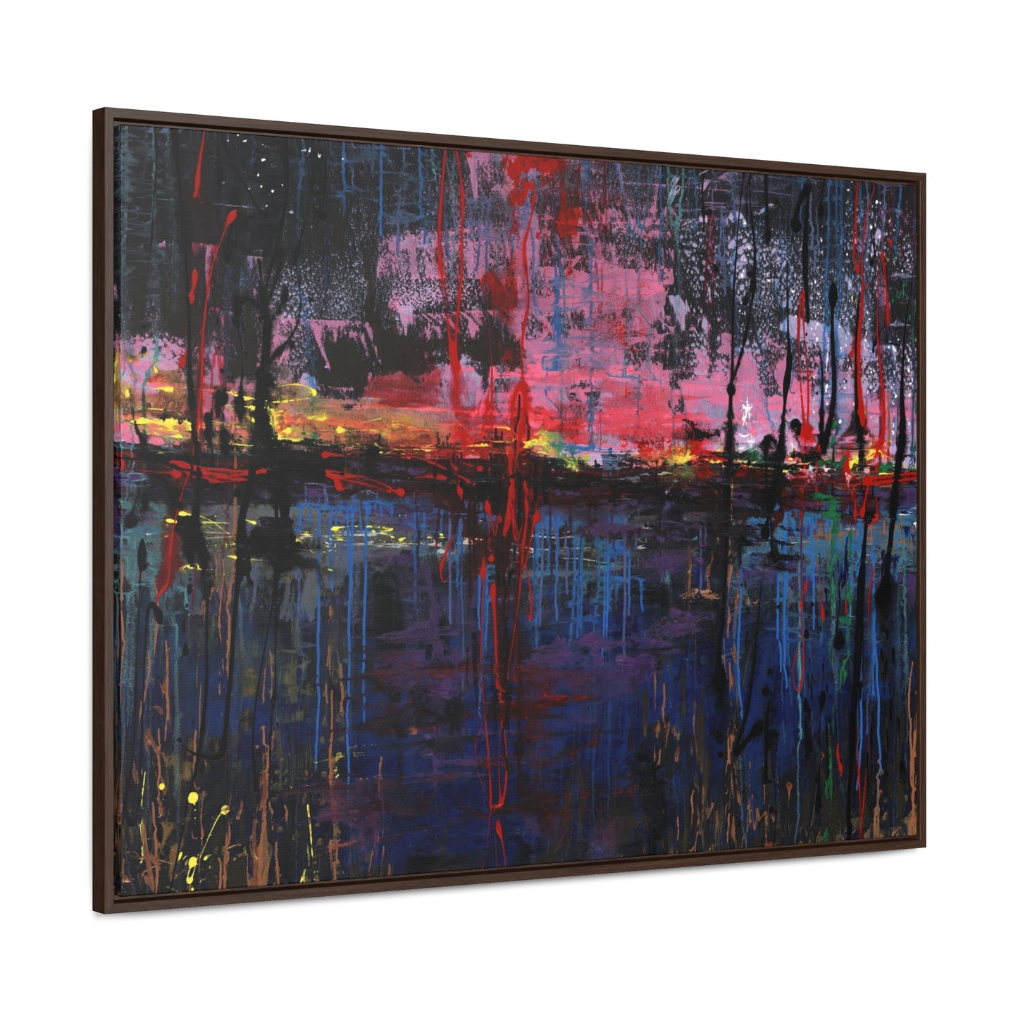 Illumination - Framed Canvas Print