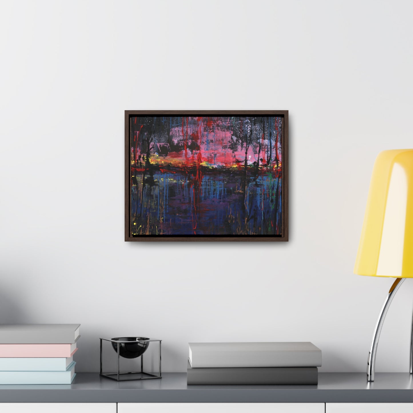 Illumination - Framed Canvas Print