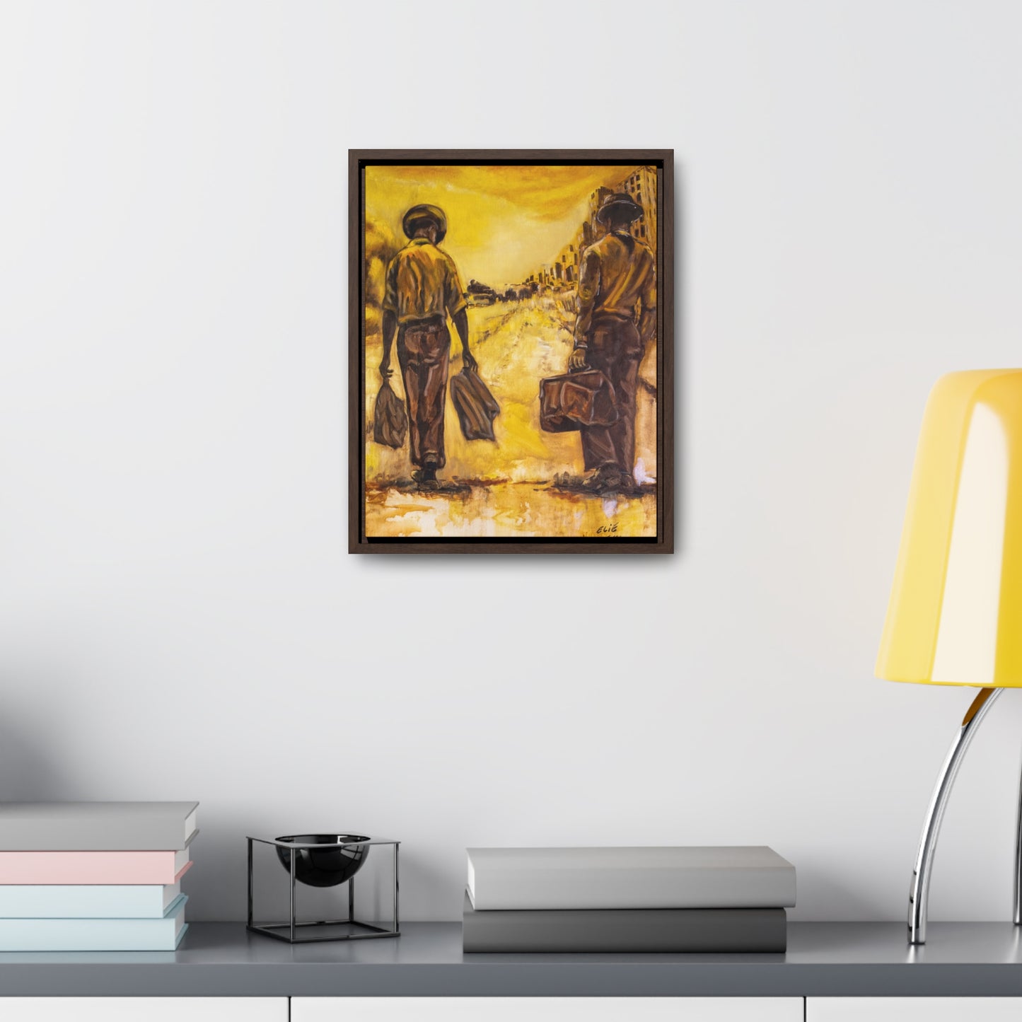 Going Home- Framed Canvas Print