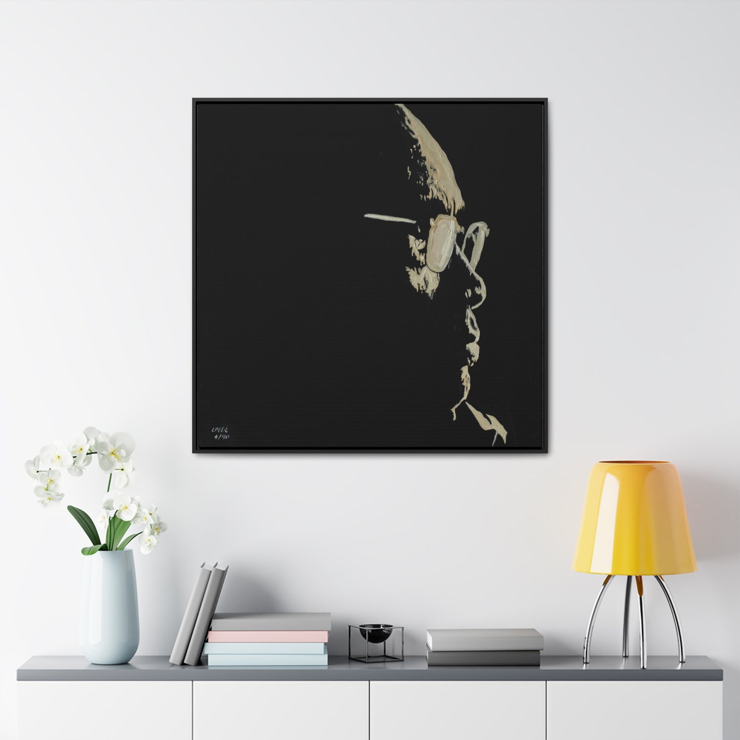 Contemplation - Framed Canvas Print