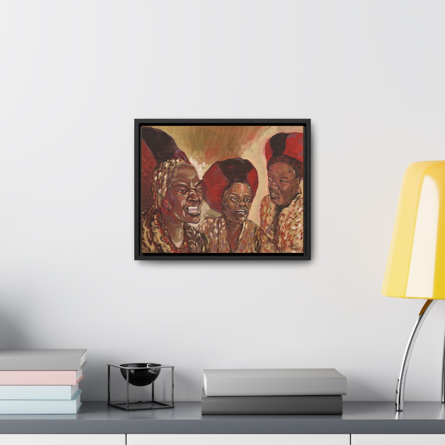 Together We Stand - Framed Canvas Print