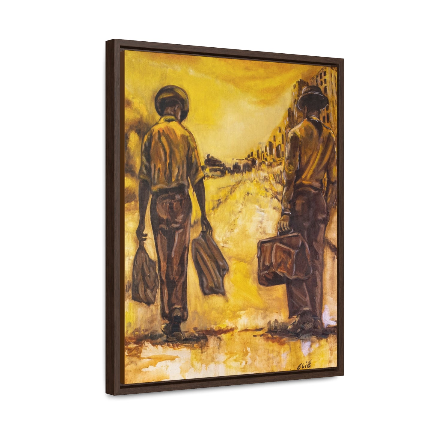 Going Home- Framed Canvas Print