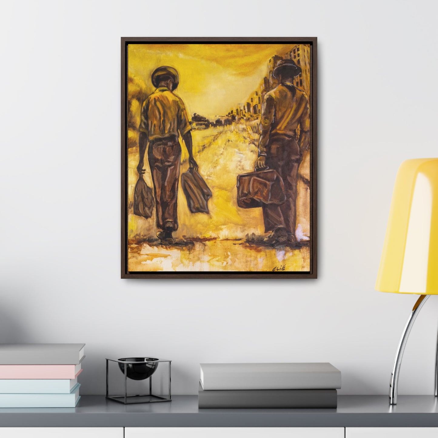 Going Home- Framed Canvas Print