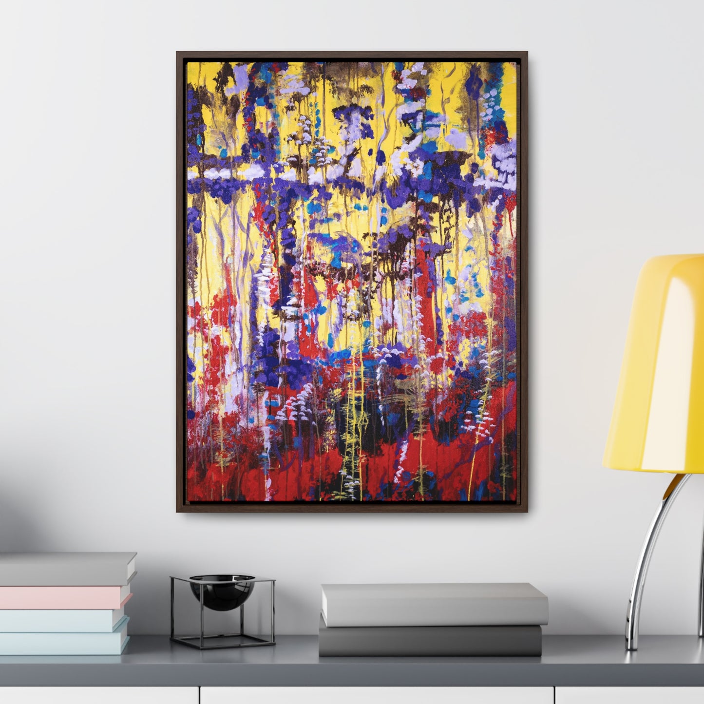 Celebration of Spring - Framed Canvas Print