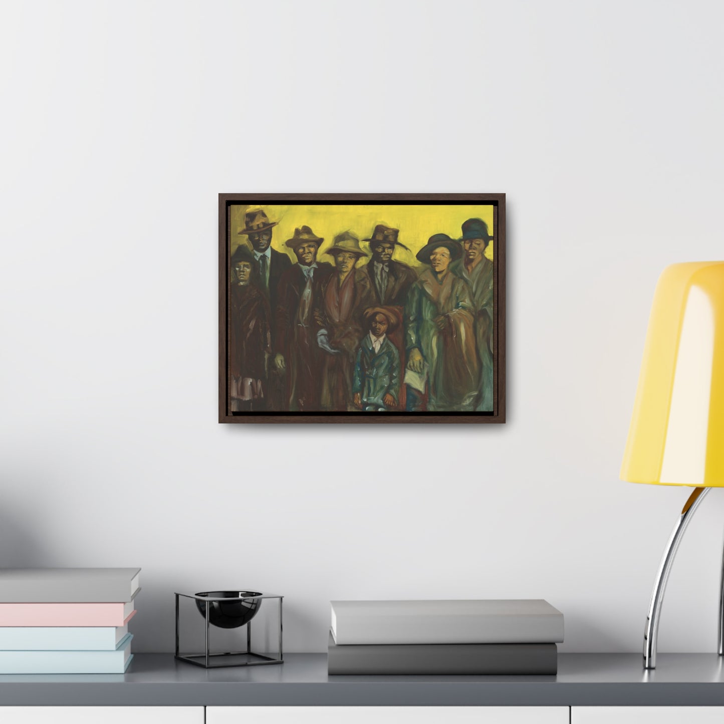 The Immigrants - Framed Canvas Prints