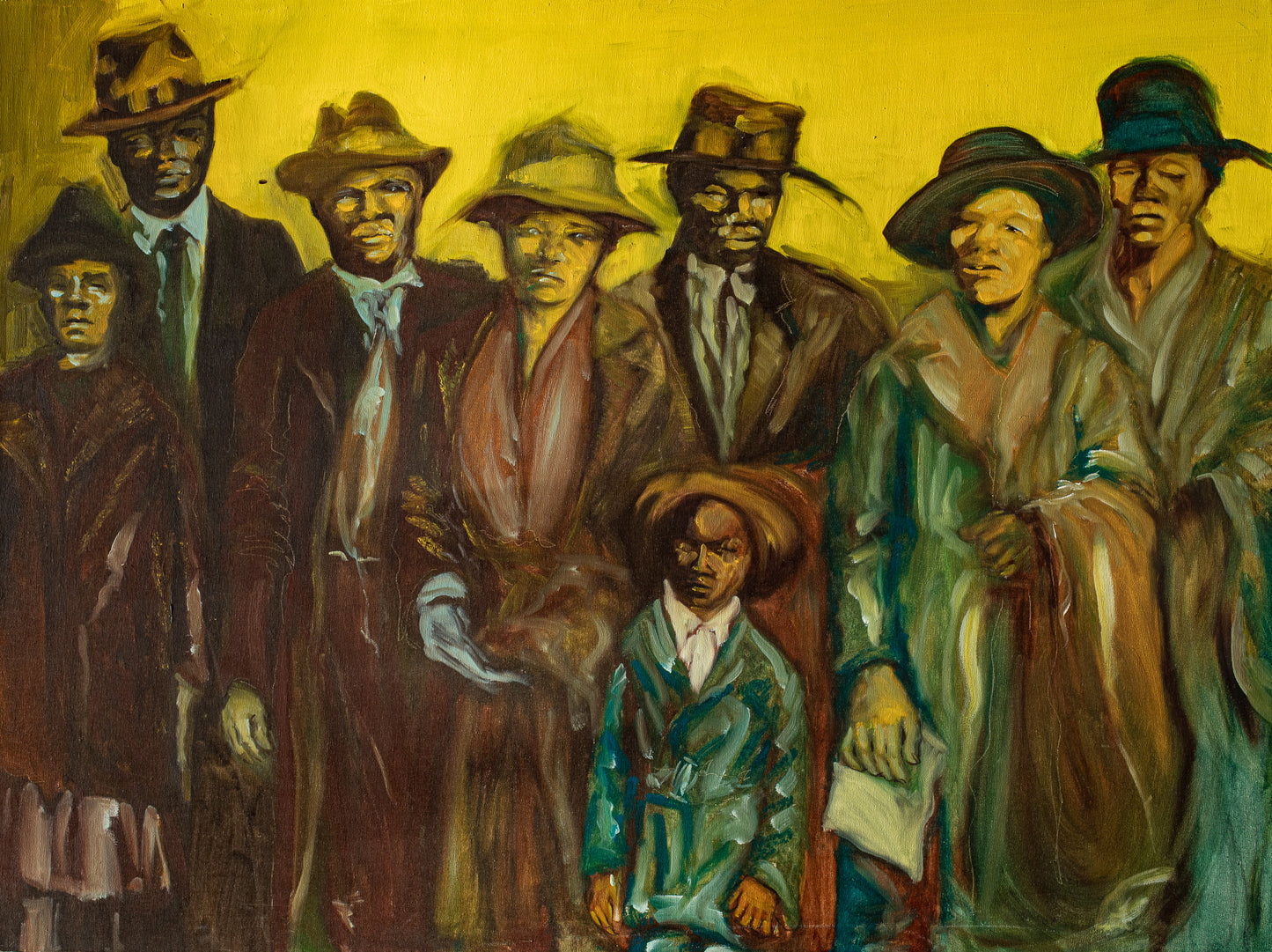 The Immigrants (Luxe Canvas Giclee Print)