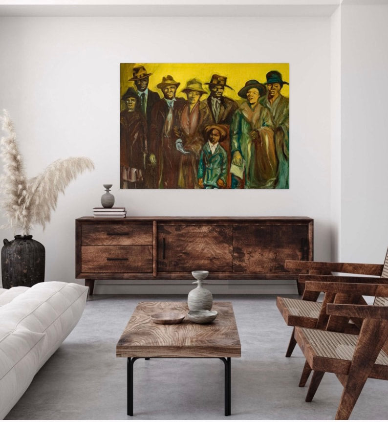 The Immigrants (Luxe Canvas Giclee Print)